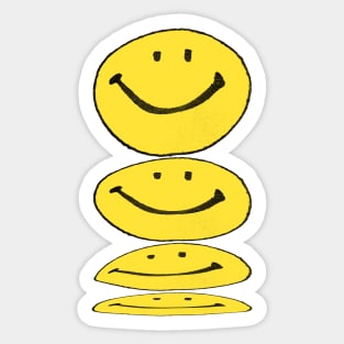 Acid House Melty Face Sticker